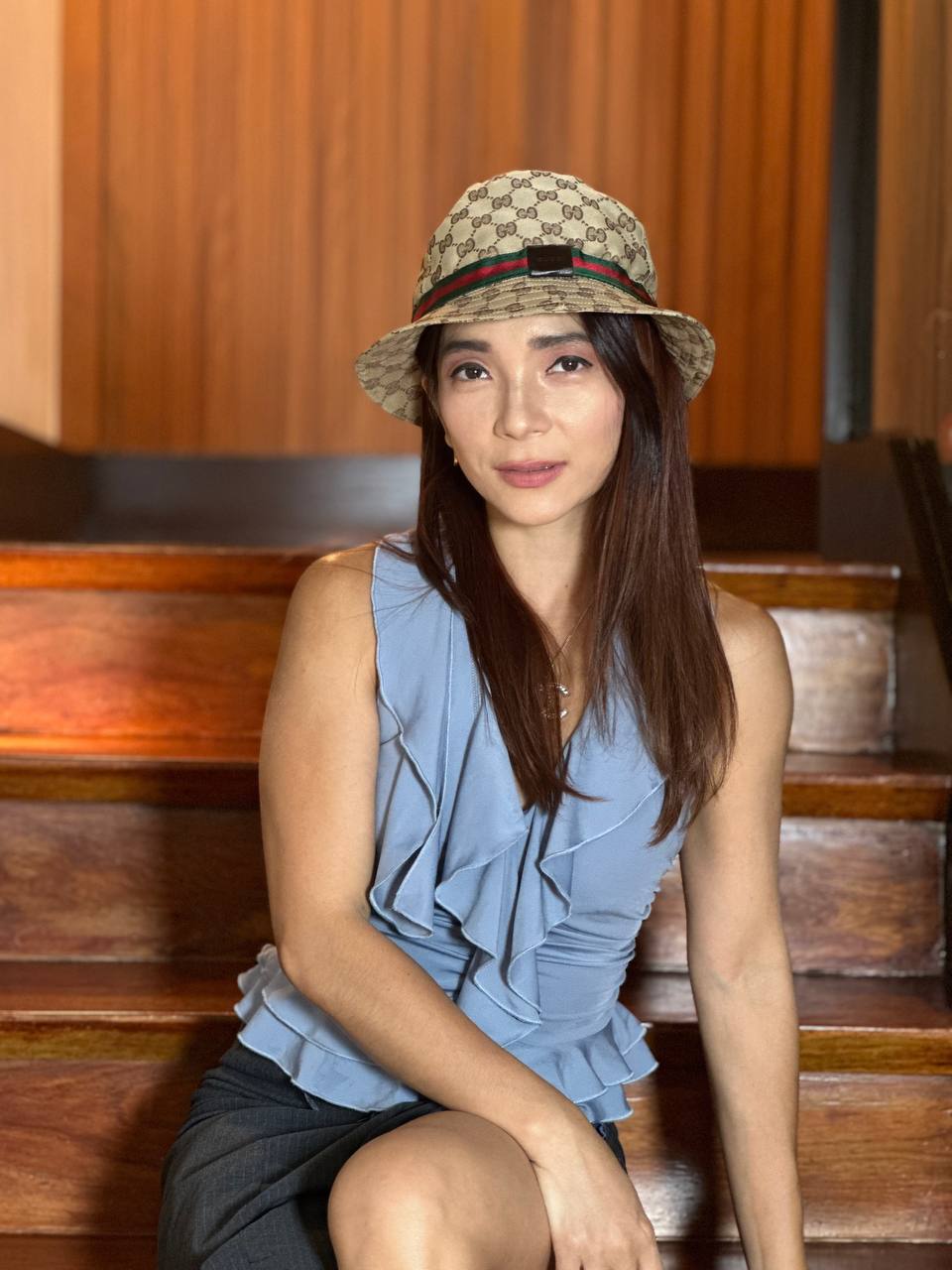 Sherry Line Bucket Hat