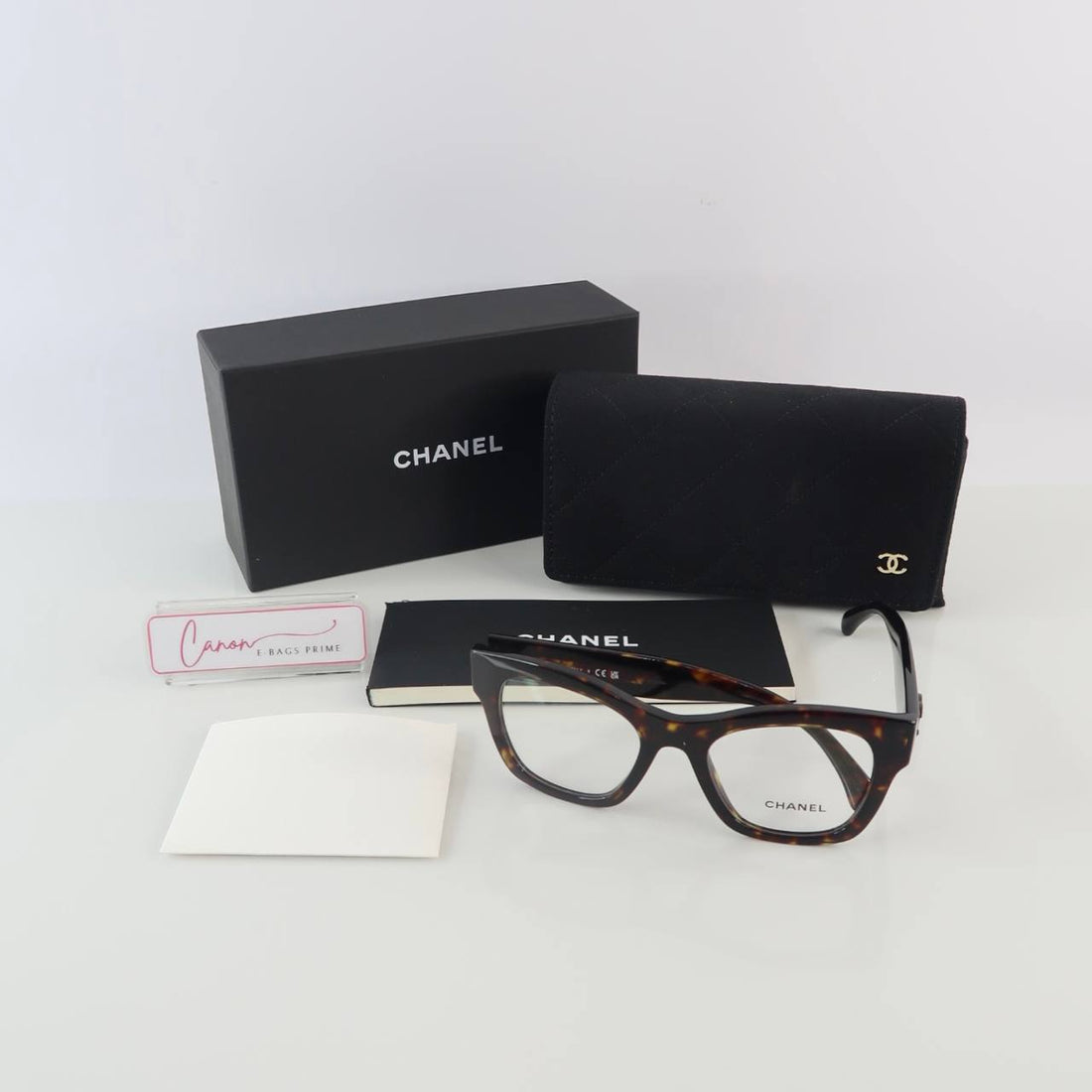 Buttery Tortoiseshell With Double C Logo On The Temple Optical