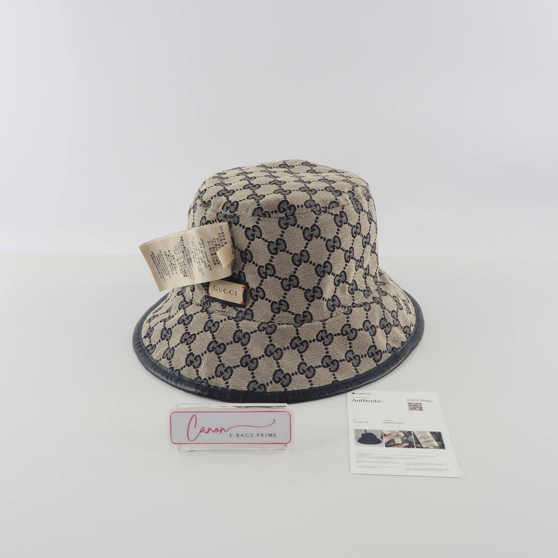 Reversible GG and Horsebit Bucket Hat