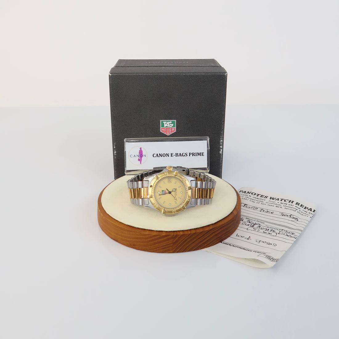 200 Divers Professional Two-Tone Gold Quartz Discontinued Watch 3mm