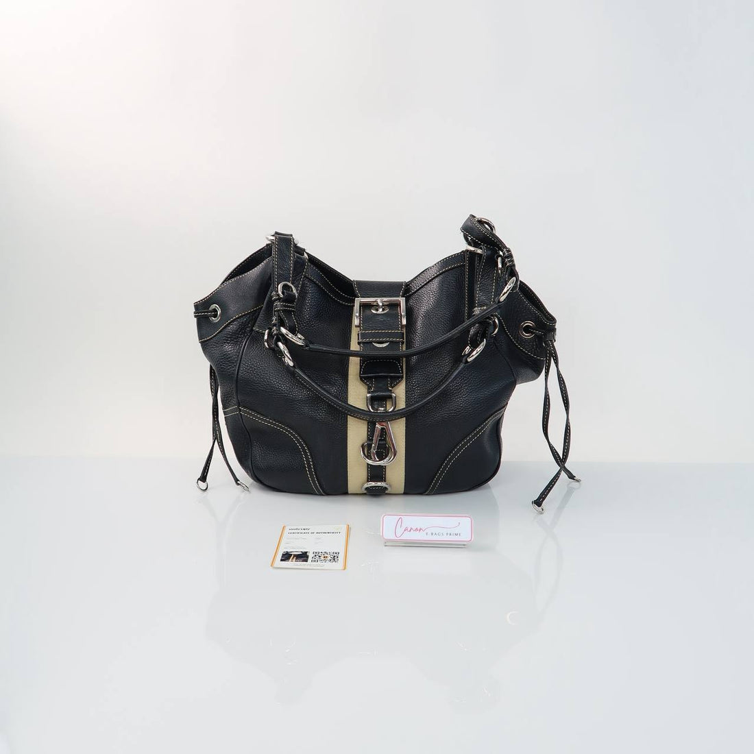 Stripe Shoulder Bag