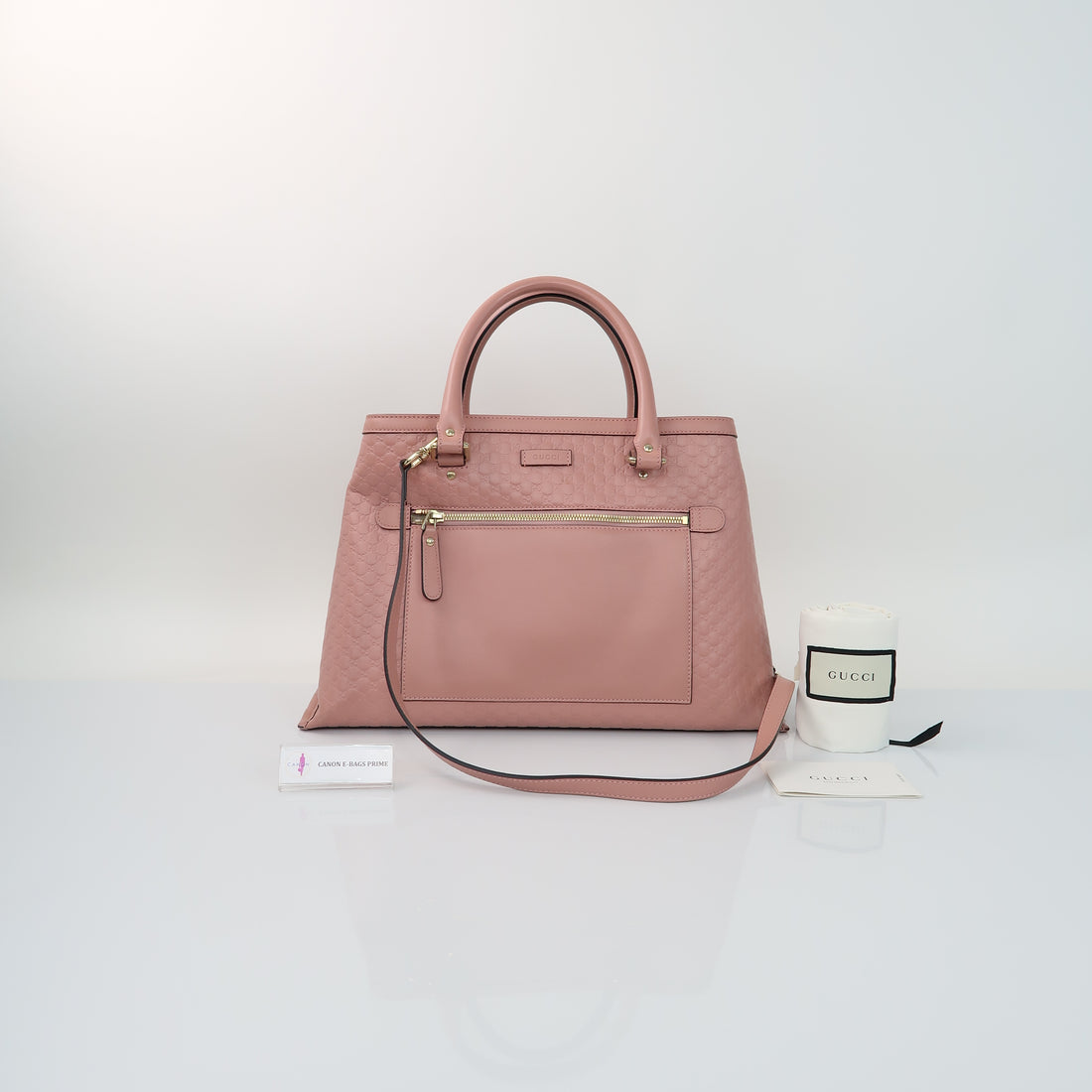 Microguccissima Double Zip Two Way Bag