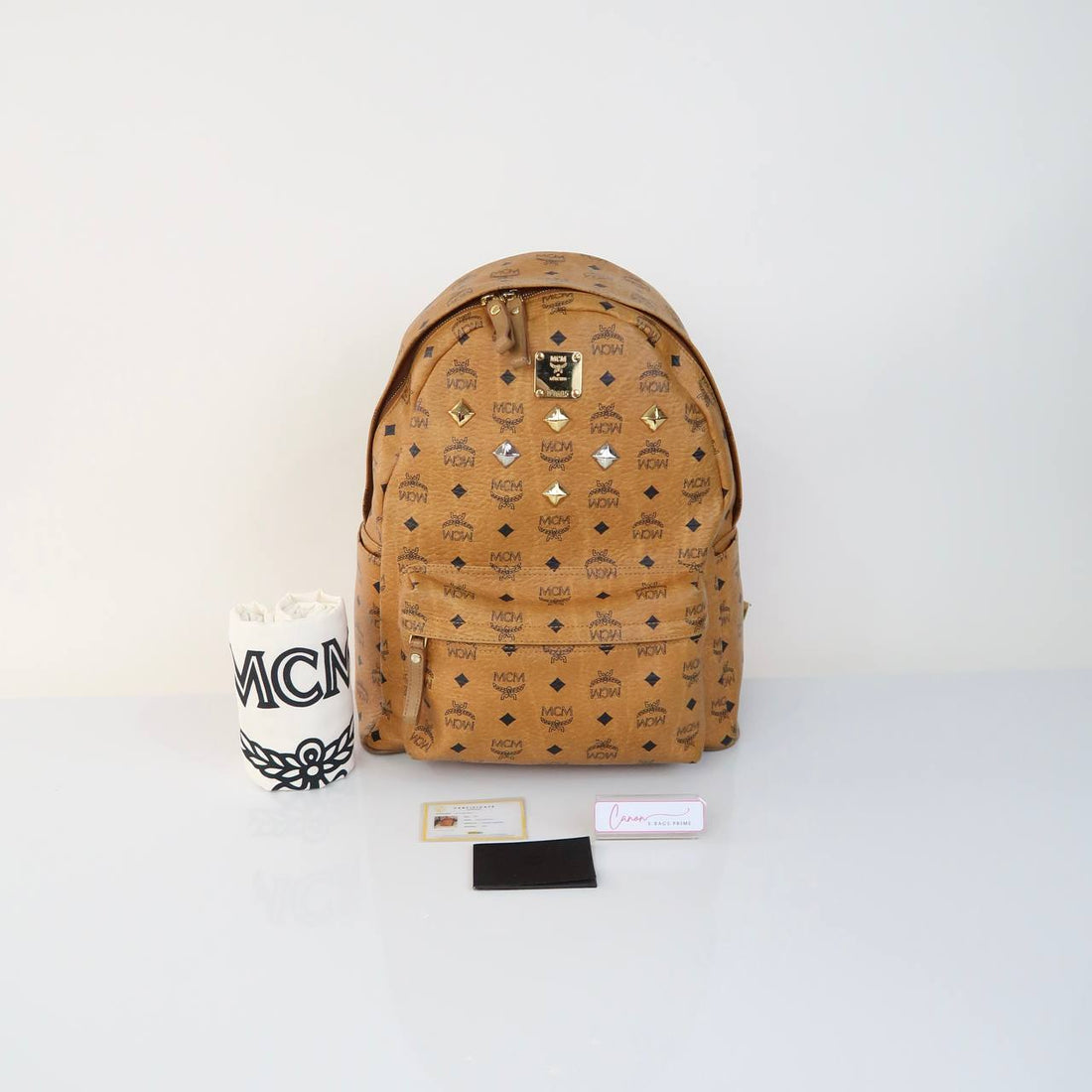 Stark Side Studs Visetos Cognac Backpack
