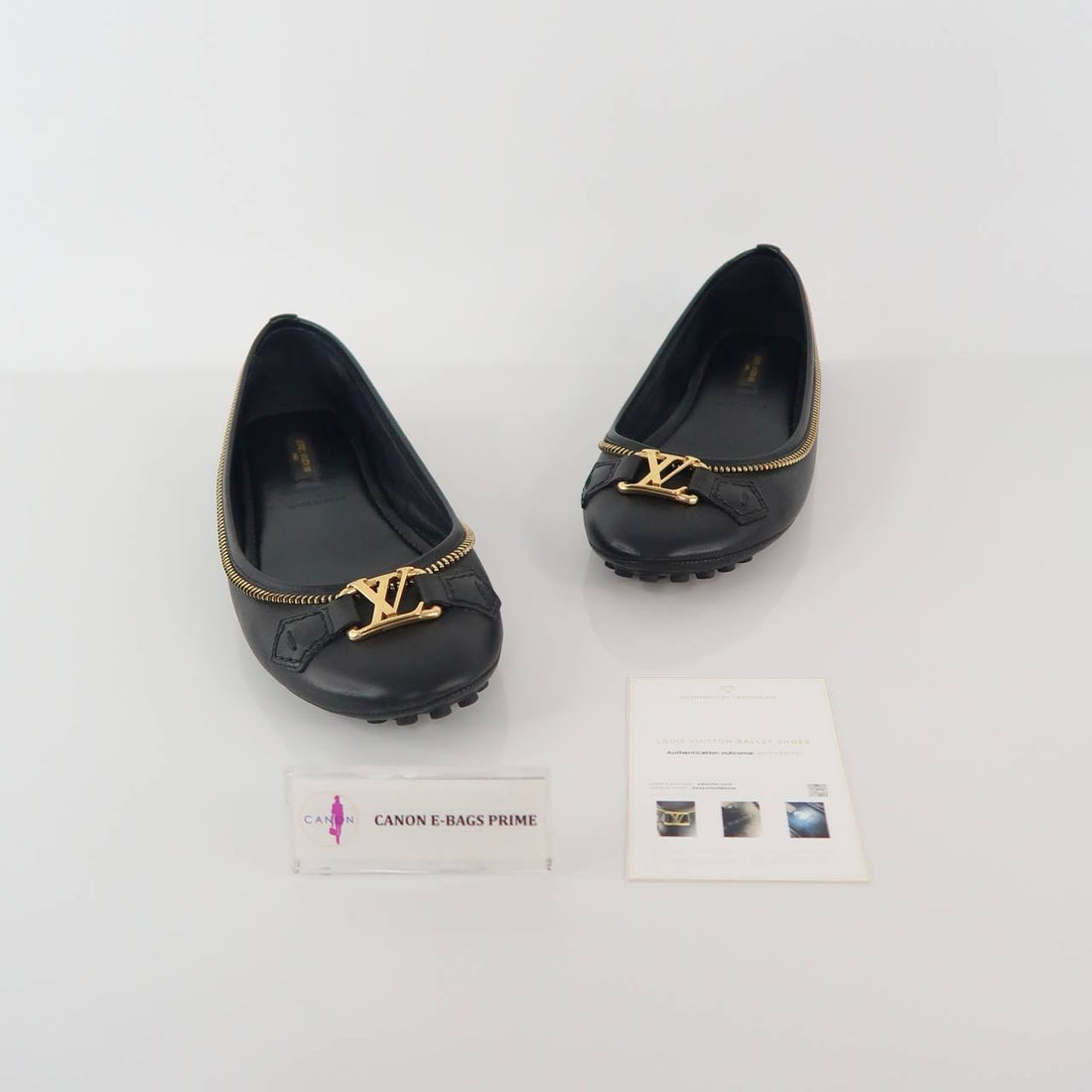 Zipper Trim Oxford Ballet Flats