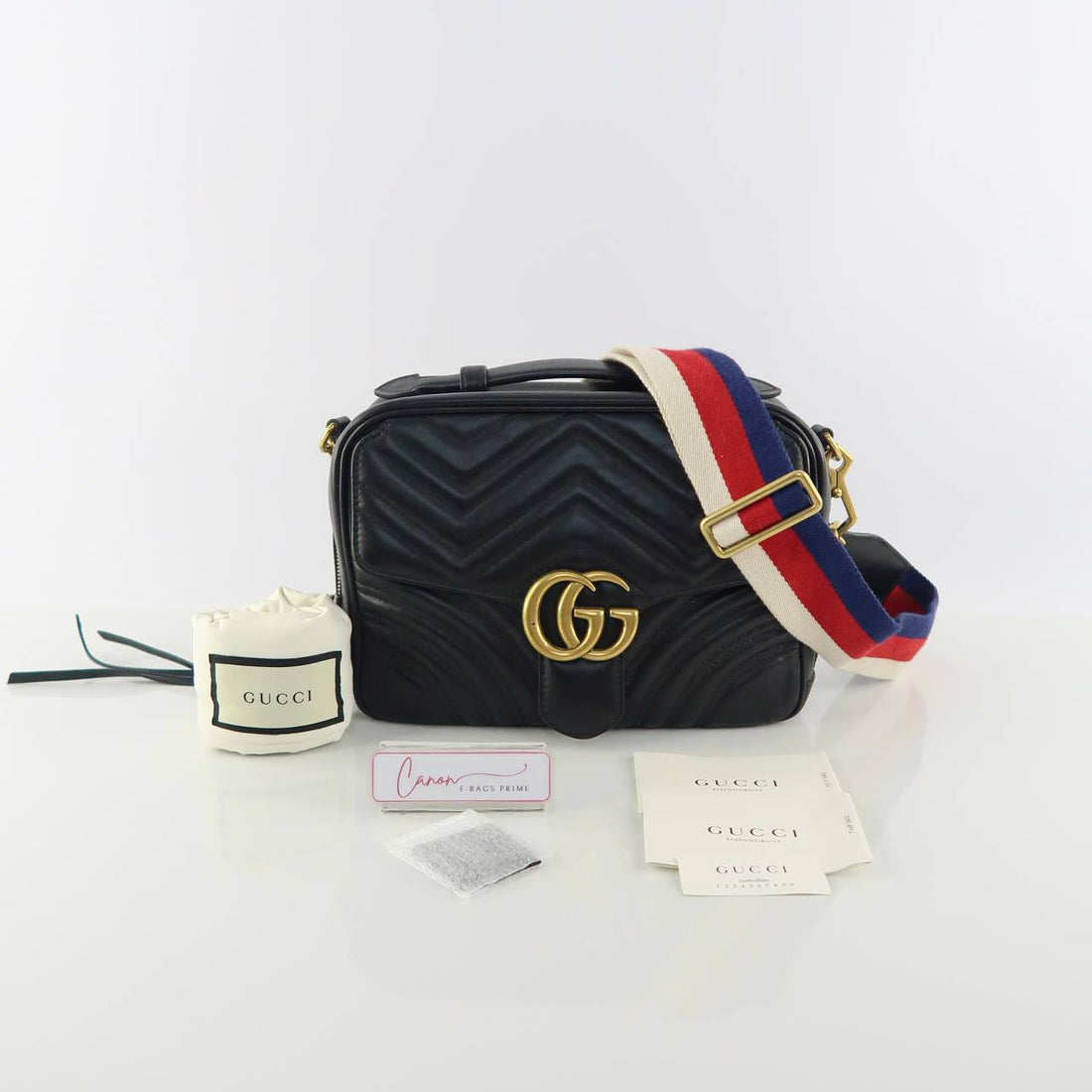 GG Marmont Top Handle Two Way Bag