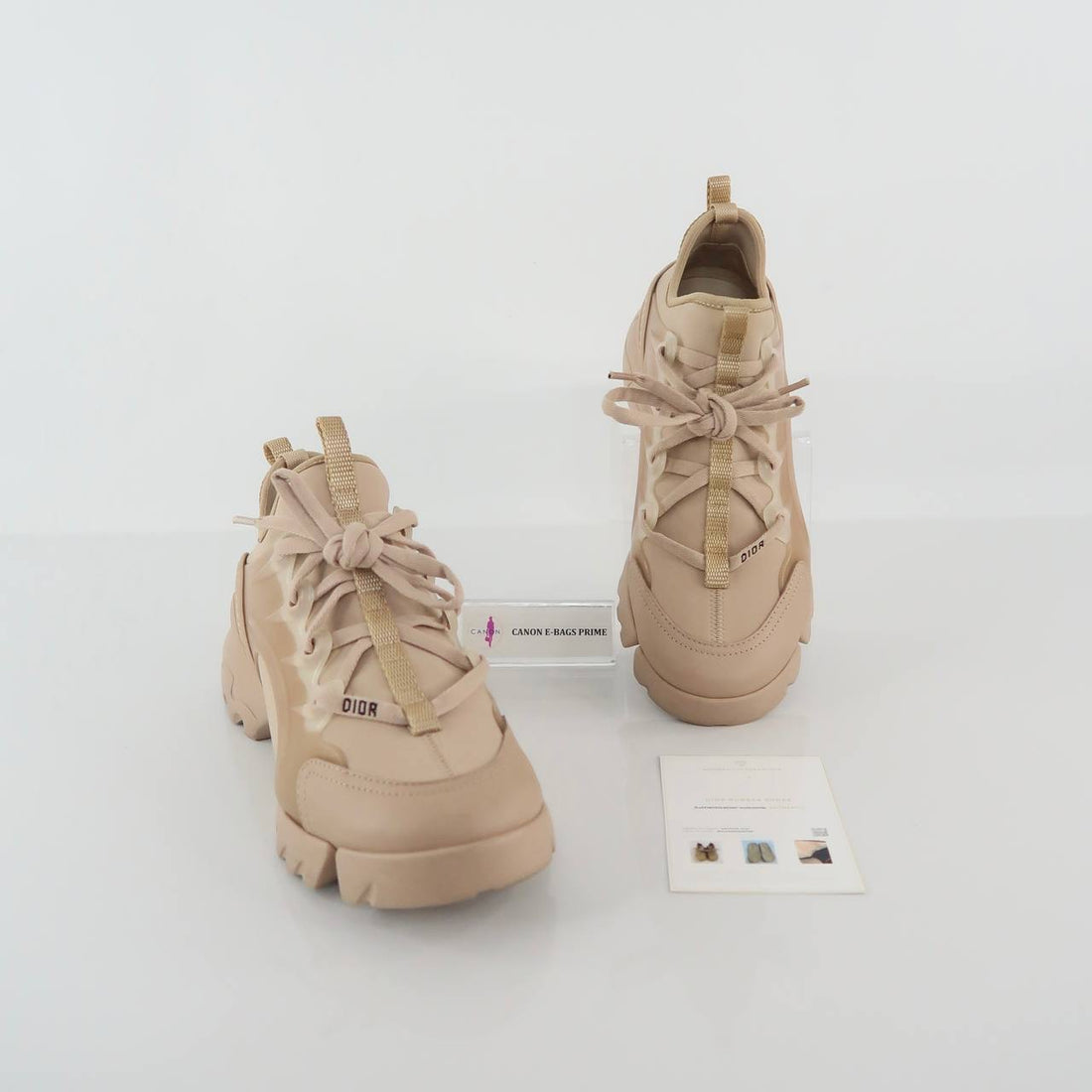 Neoprene & Leather D-Connect Low Top Sneakers
