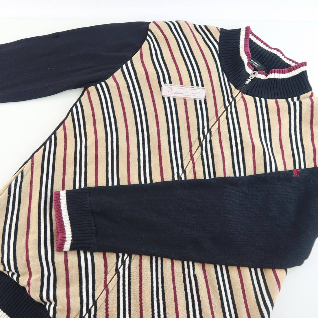 Knitted Jacket Black Check