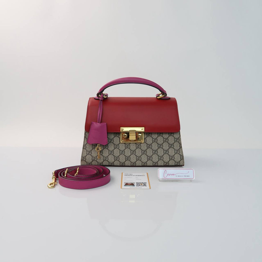 Padlock GG Supreme Top Handle Two Way Bag