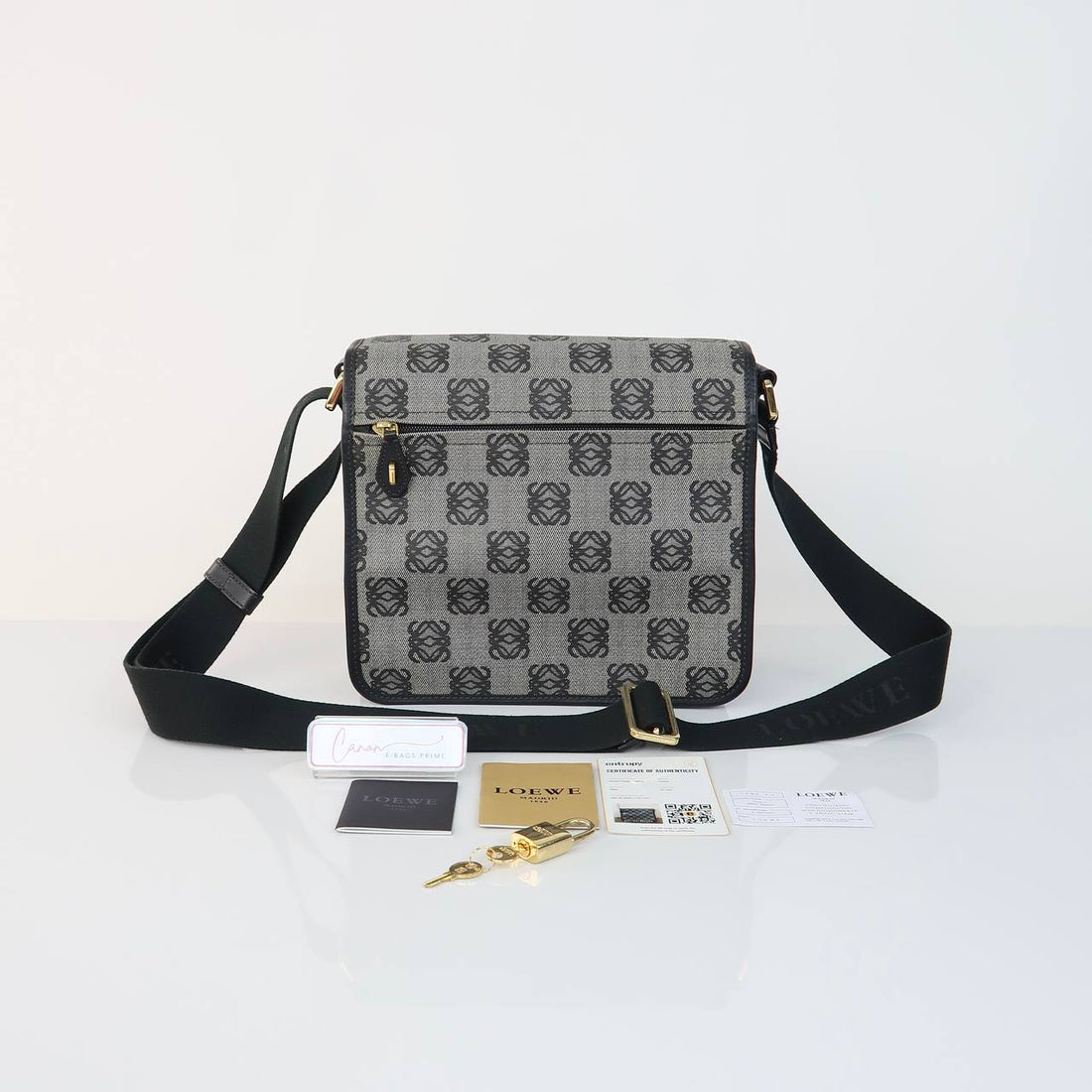 Repeat Anagram Messenger Bag