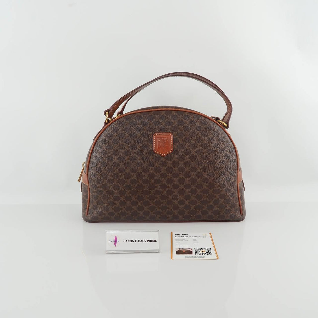 Macadam Coated Canvas Vintage Hobo Bag