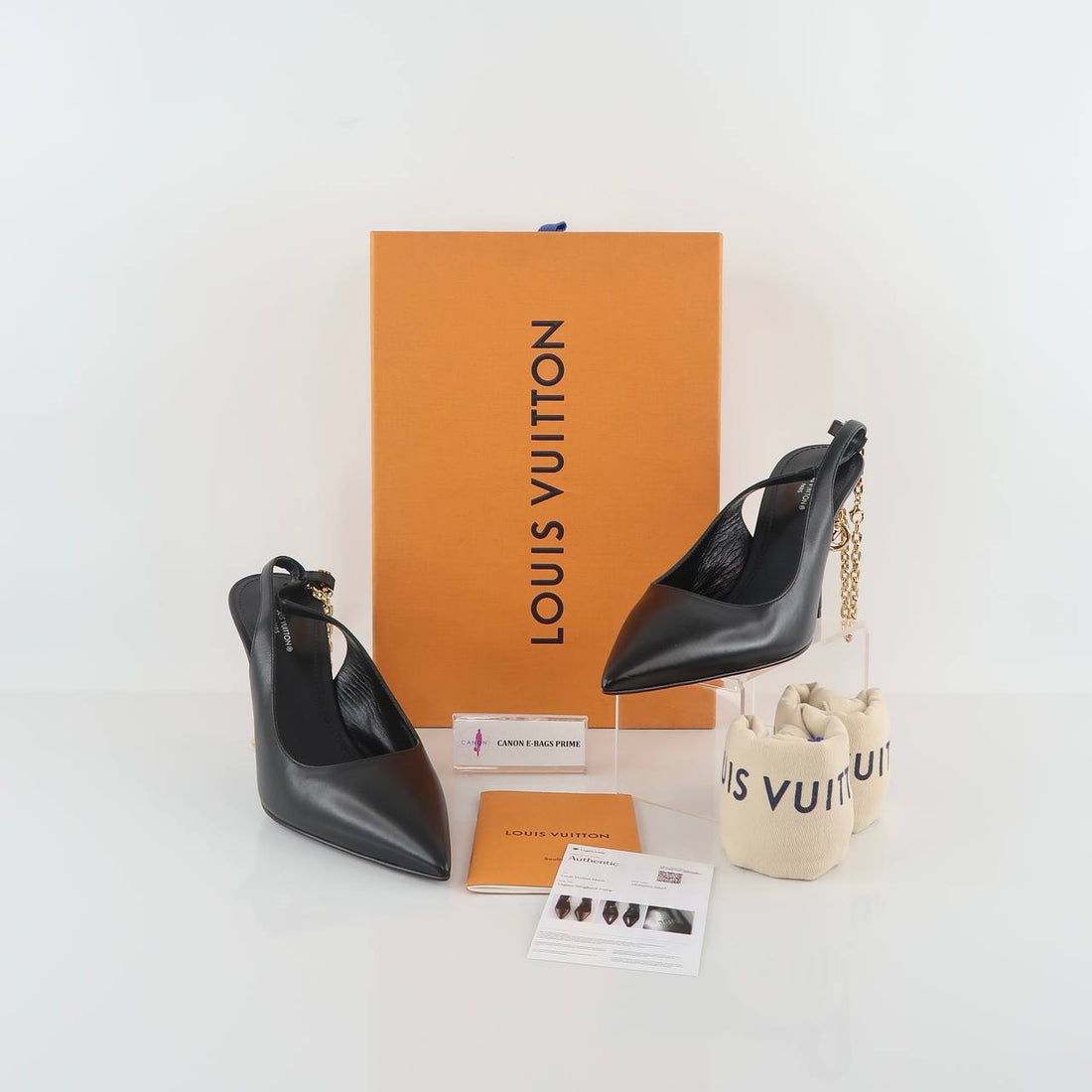 Chain Link Slingback Pumps