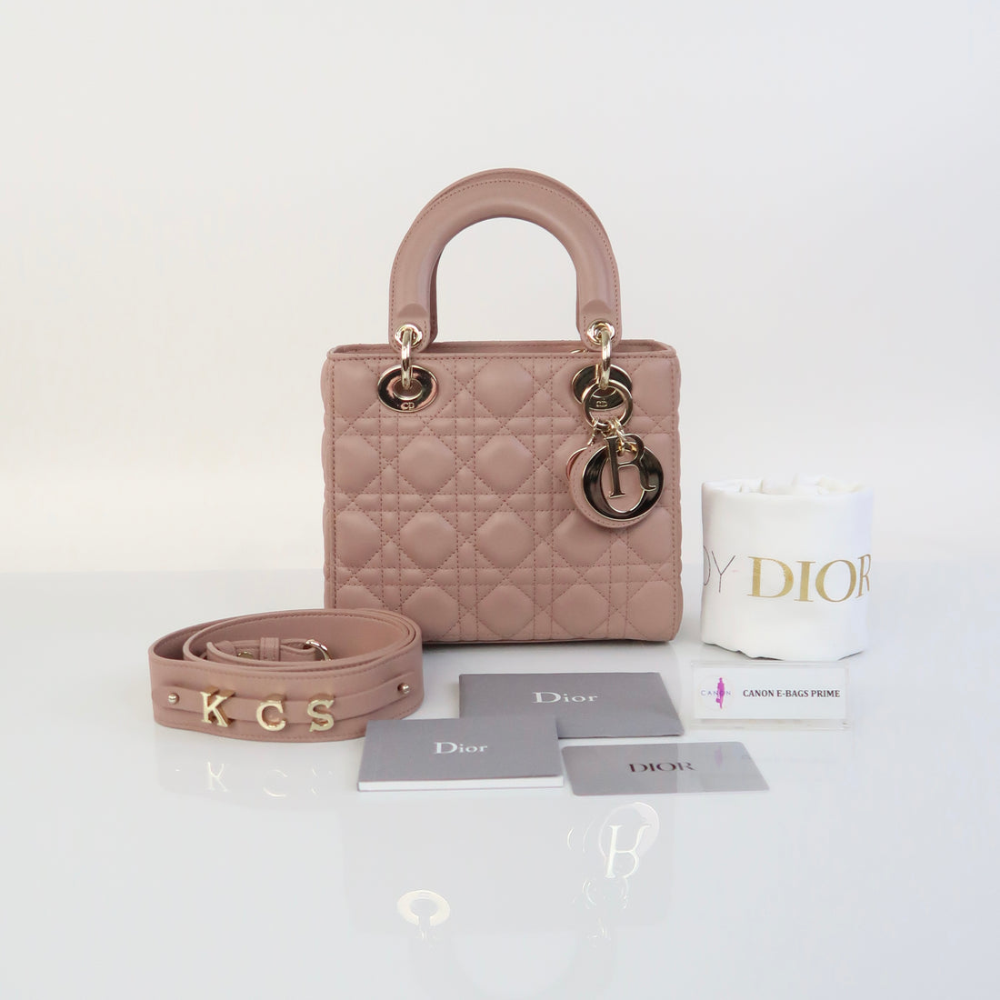 Lady Dior ABC Strap Flap Closure