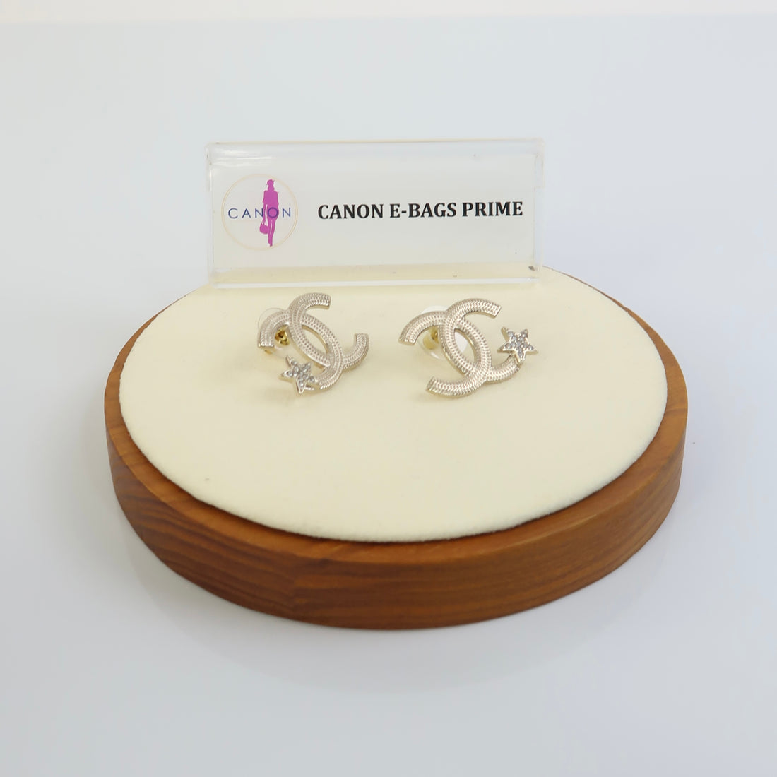 CC Logo Star Earrings