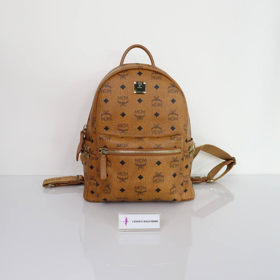 Cognac Visetos Backpack