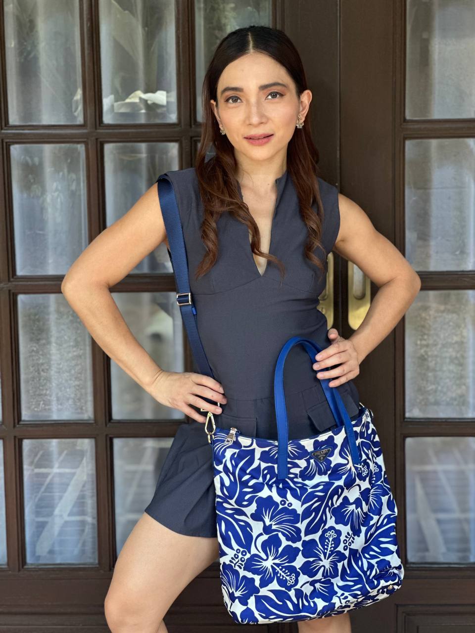 Hibiscus Floral Two Way Bag