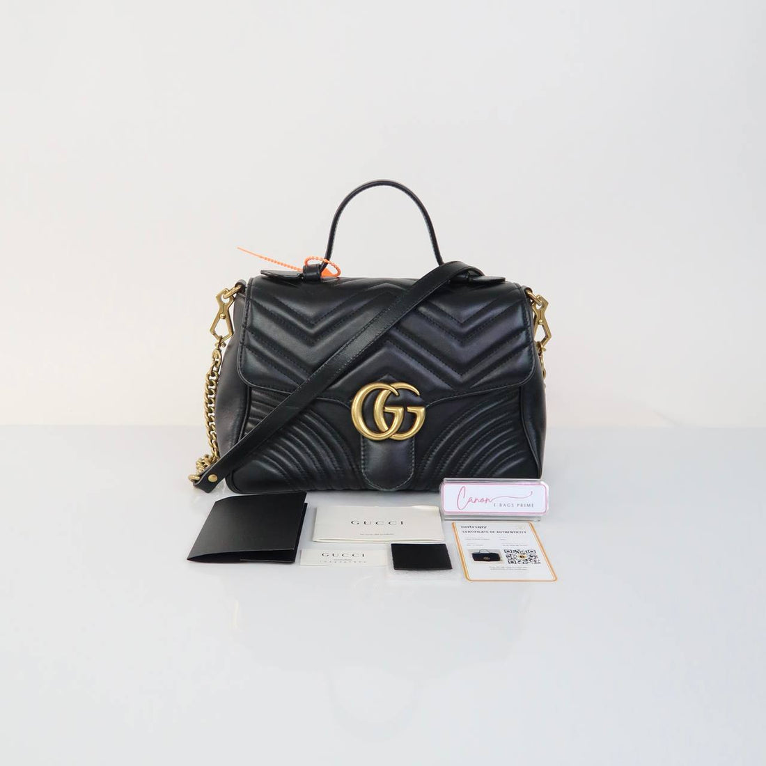 GG Marmont Top Handle Crossbody Bag