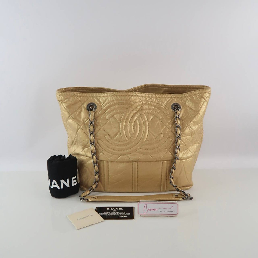 CC Leather Distressed Calfksin Tote Bag Brushed