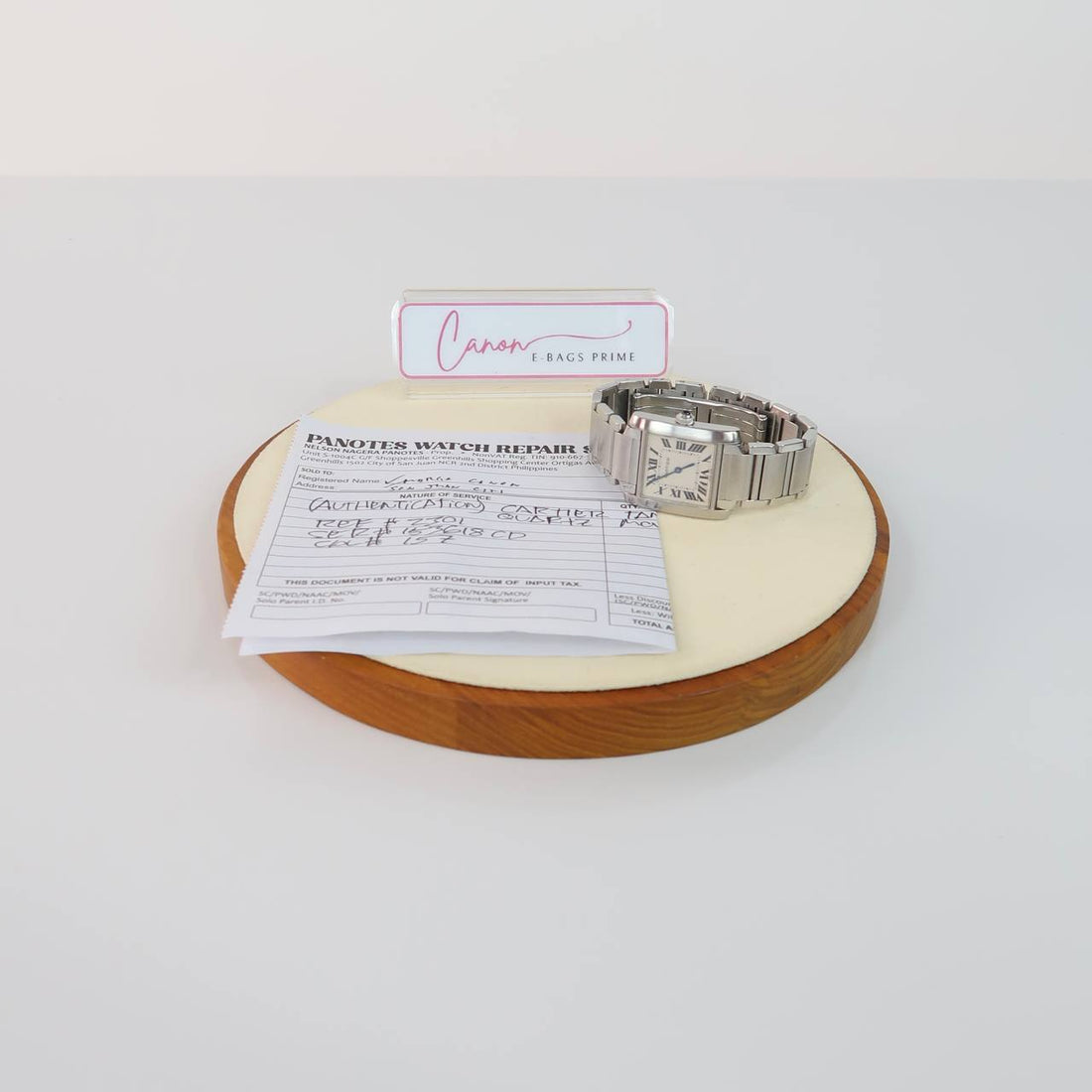 Tank Francaise Stainless Steel Quartz Watch 25mm