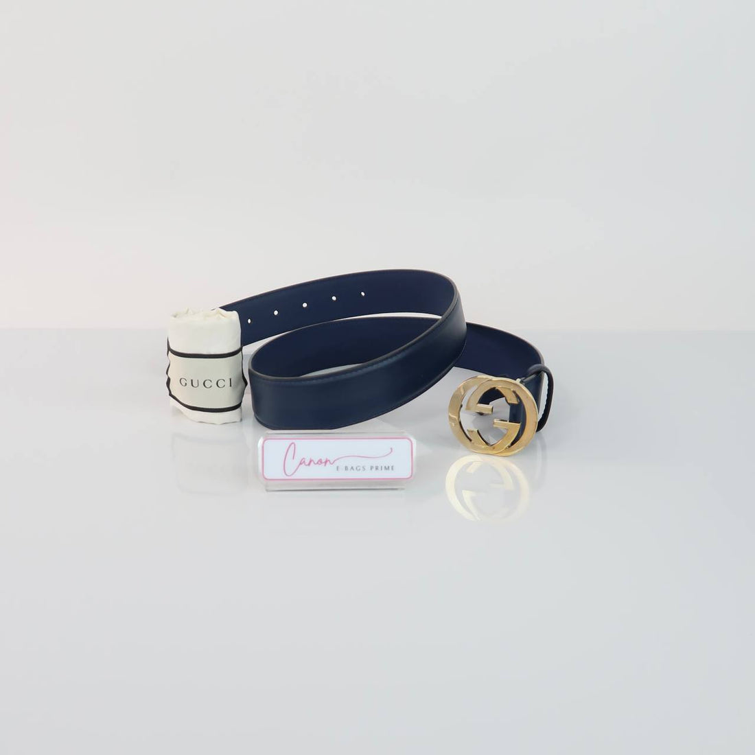 Interlocking GG Buckle Belt