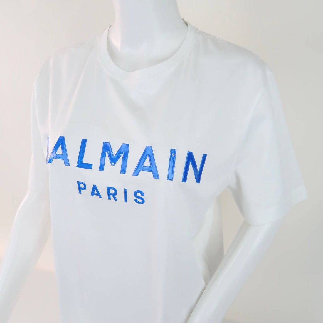 T-shirt w/ Blue Logo Print