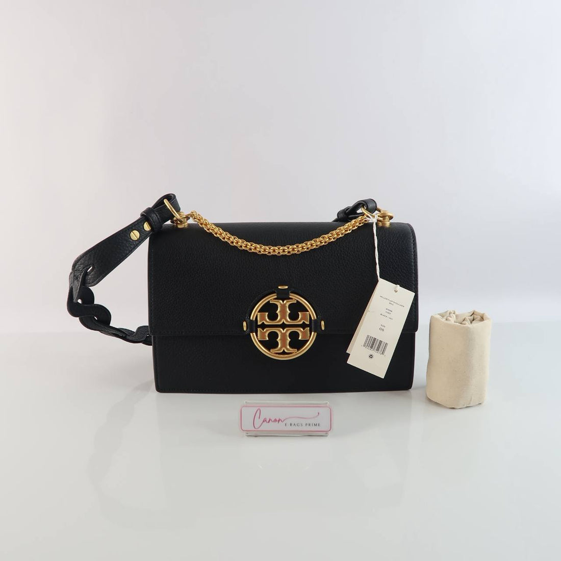 Miller Shoulder Bag Double T Logo Braided Strap