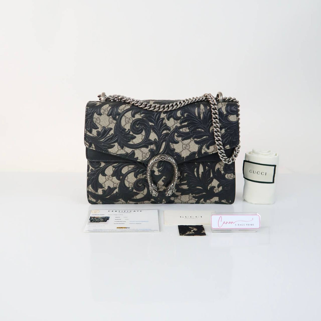 GG Supreme Arabesque Dionysus Shoulder Bag