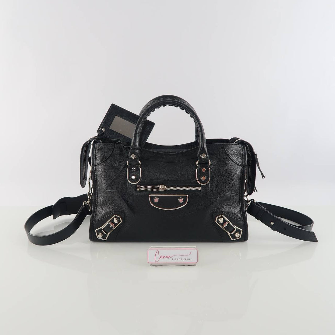 Metallic Edge City Bag