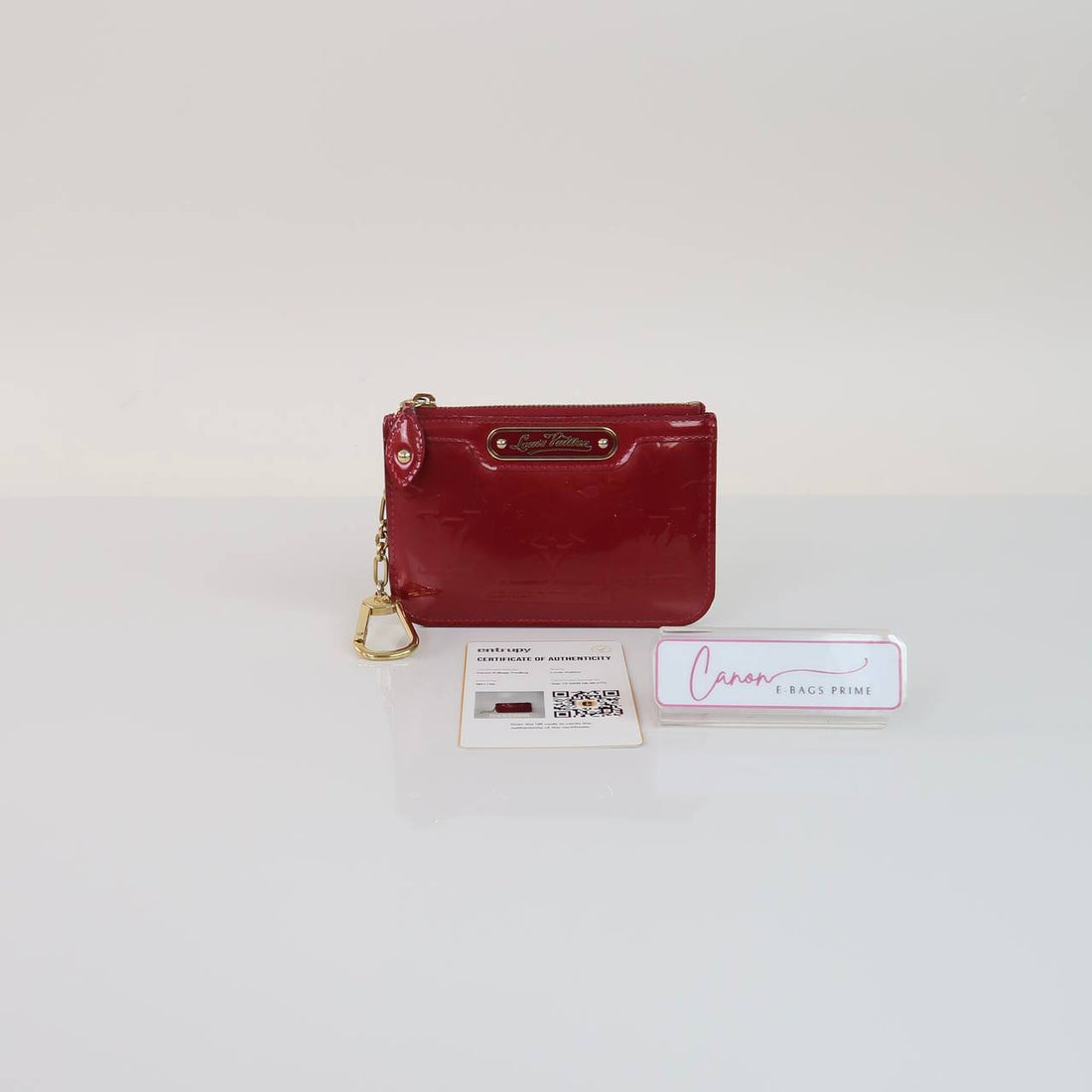 Pomme d ‘Amour Monogram Vernis Pochette Cles
