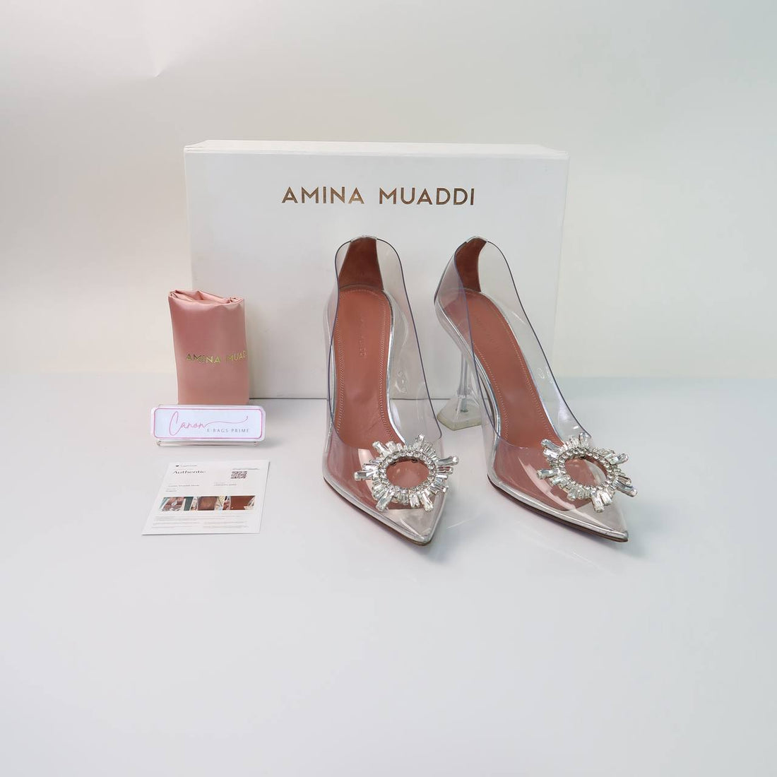 Begum Transparent PVC Pumps