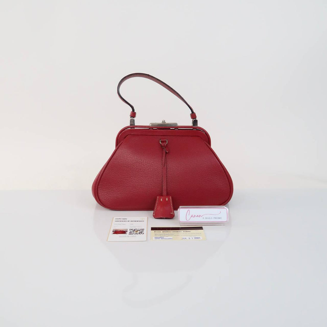 Madras Leather Cerniera Frame Bag