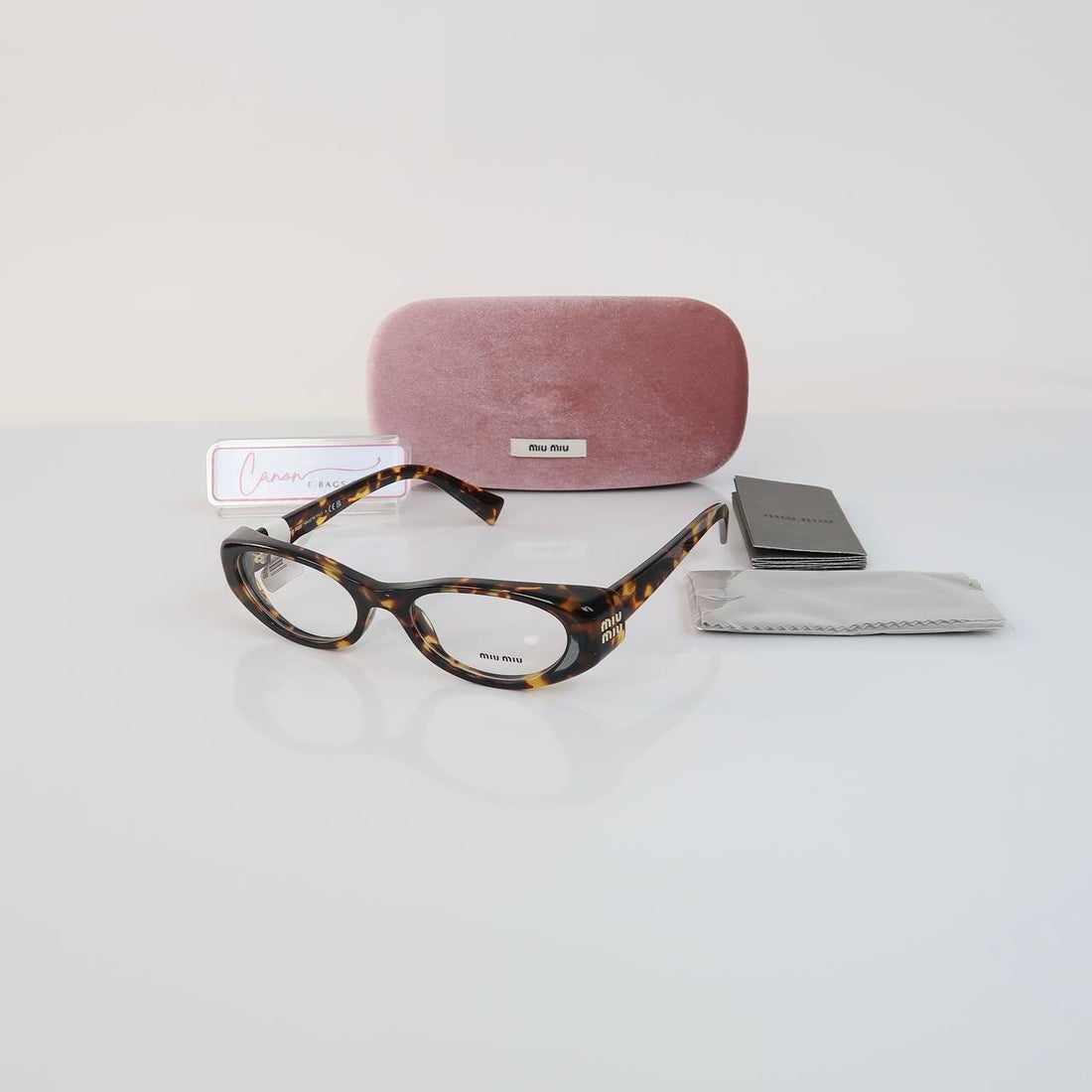 Oval Havana Eye-glasses