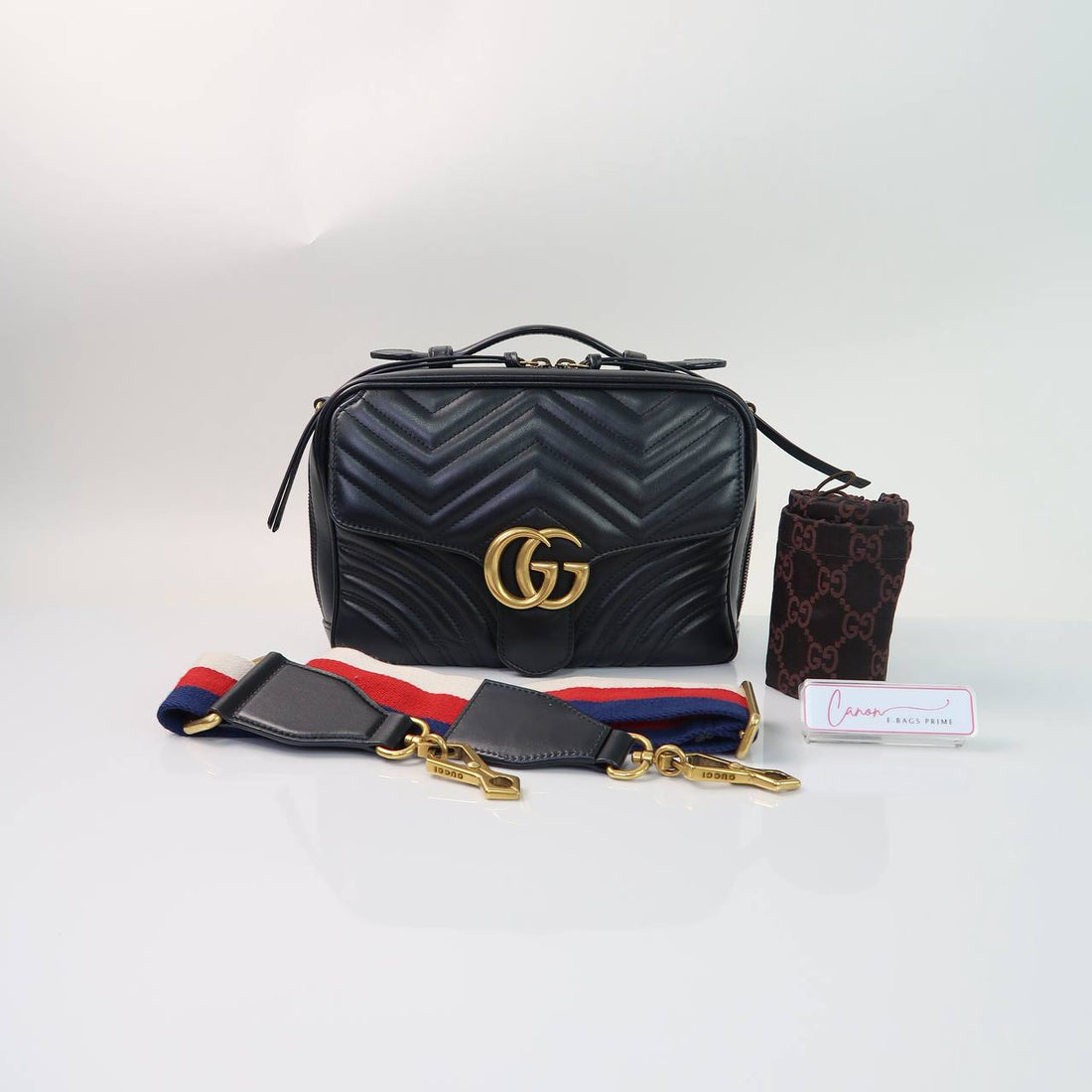 GG Marmont Matelasse Top Handle