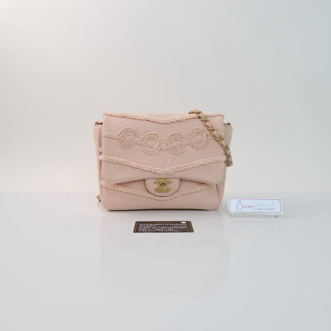 Coco Frayed Chain Shoulder Bag
