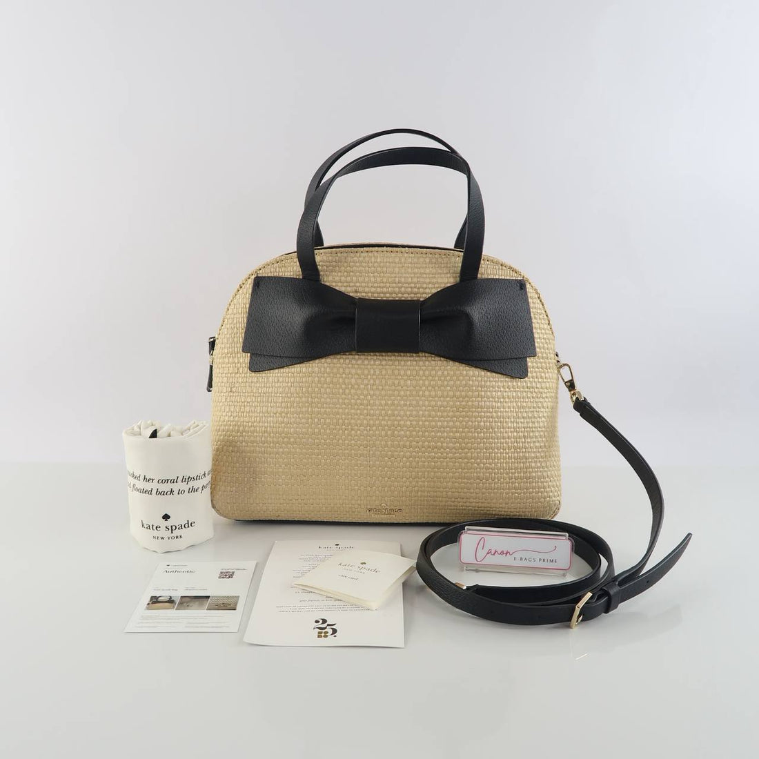 New York Olive Drive Straw Lottie Satchel Two Way Bag
