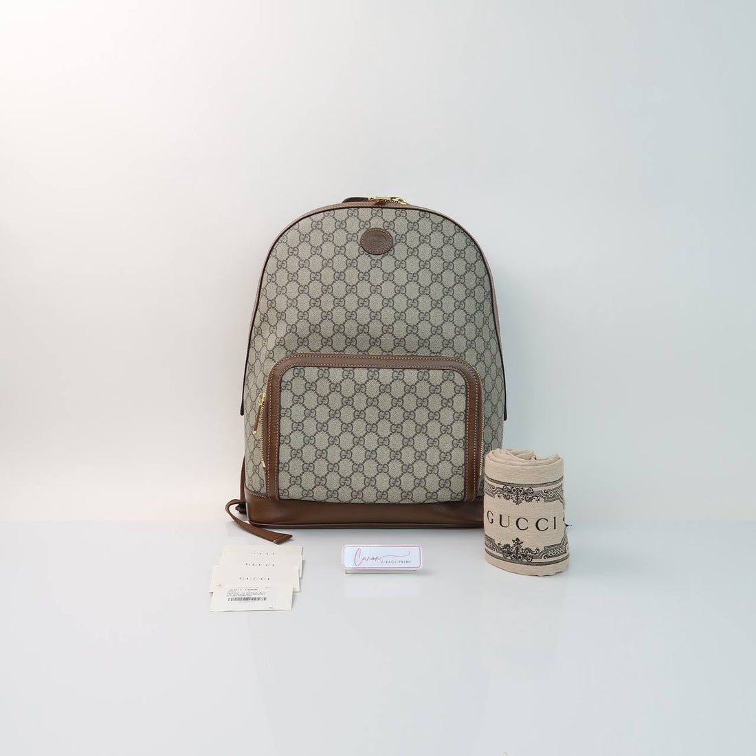 GG Supreme Monogram Retro Backpack
