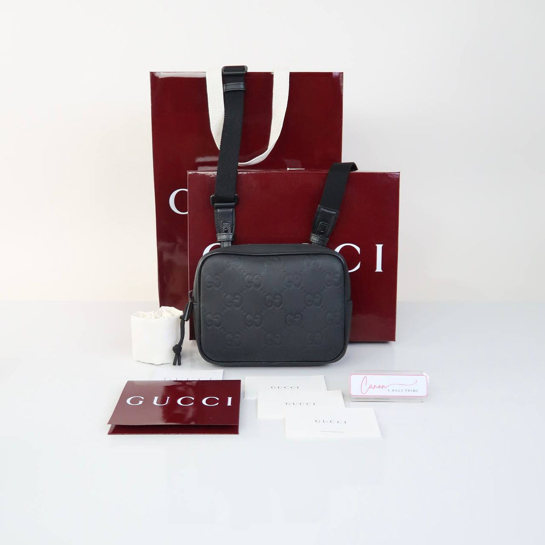 Rubber Effect GG Crossbody Bag