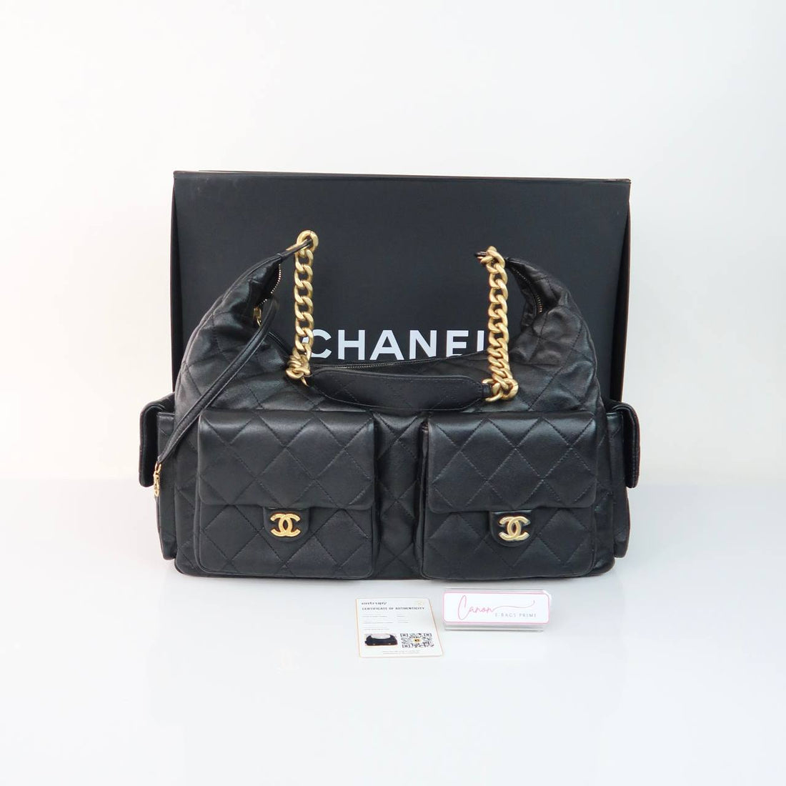 Shiny Trendy Pockets Hobo Bag