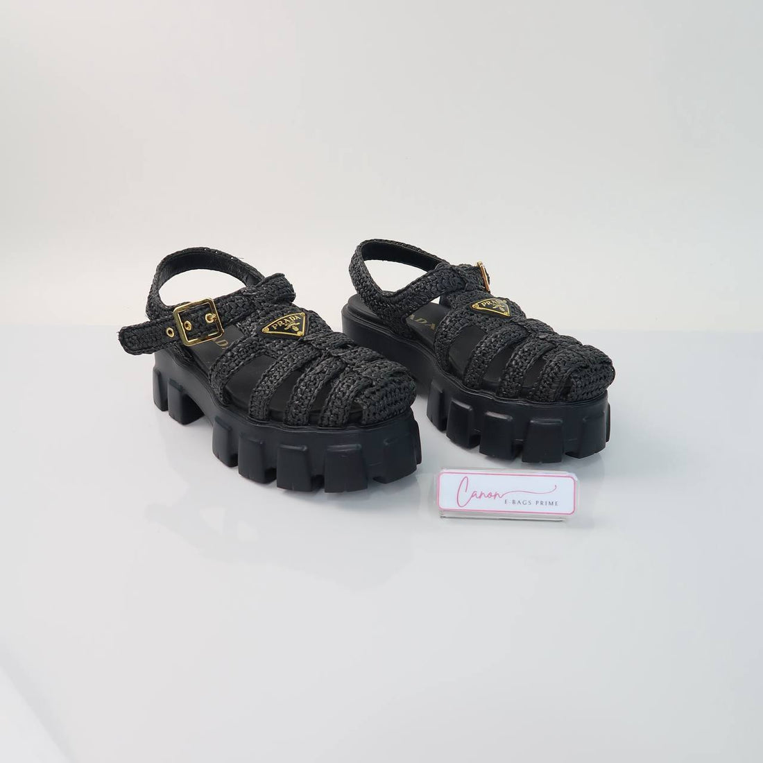 Monolith Crochet Cage Sandals