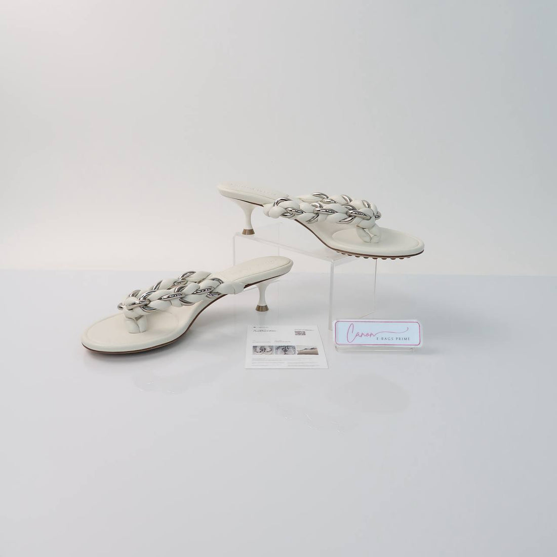 Braided Dot Thong Sandals