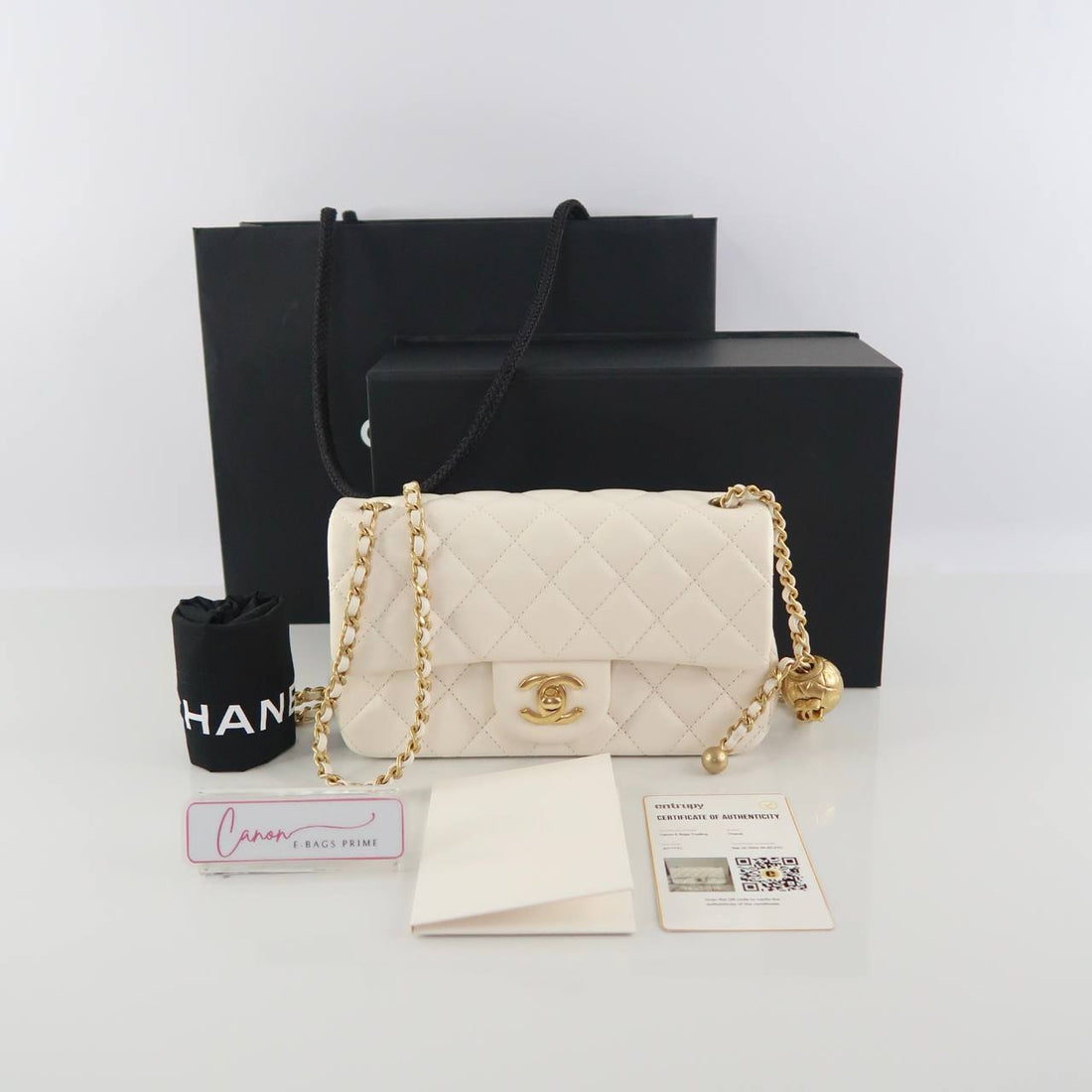 Pearl Crush Flap Bag