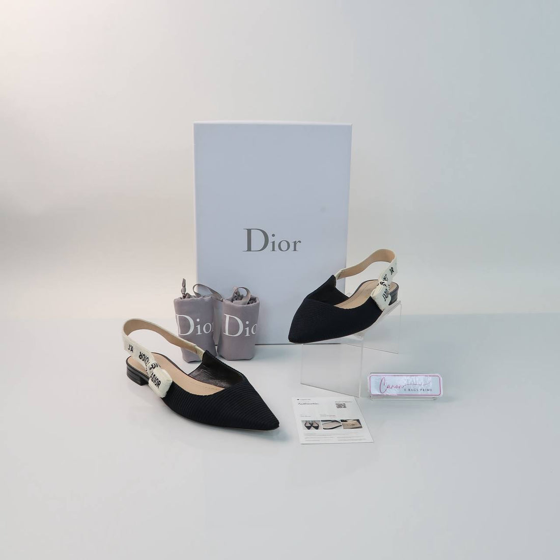 Technical Fabric J'Adior Slingback Flats
