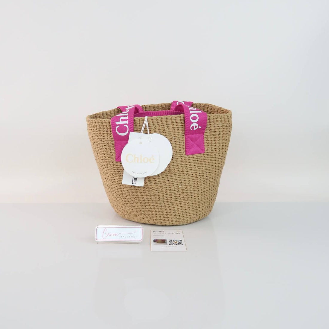 x Mifuko Kids Natural Fiber Woody Basket Tote Bag
