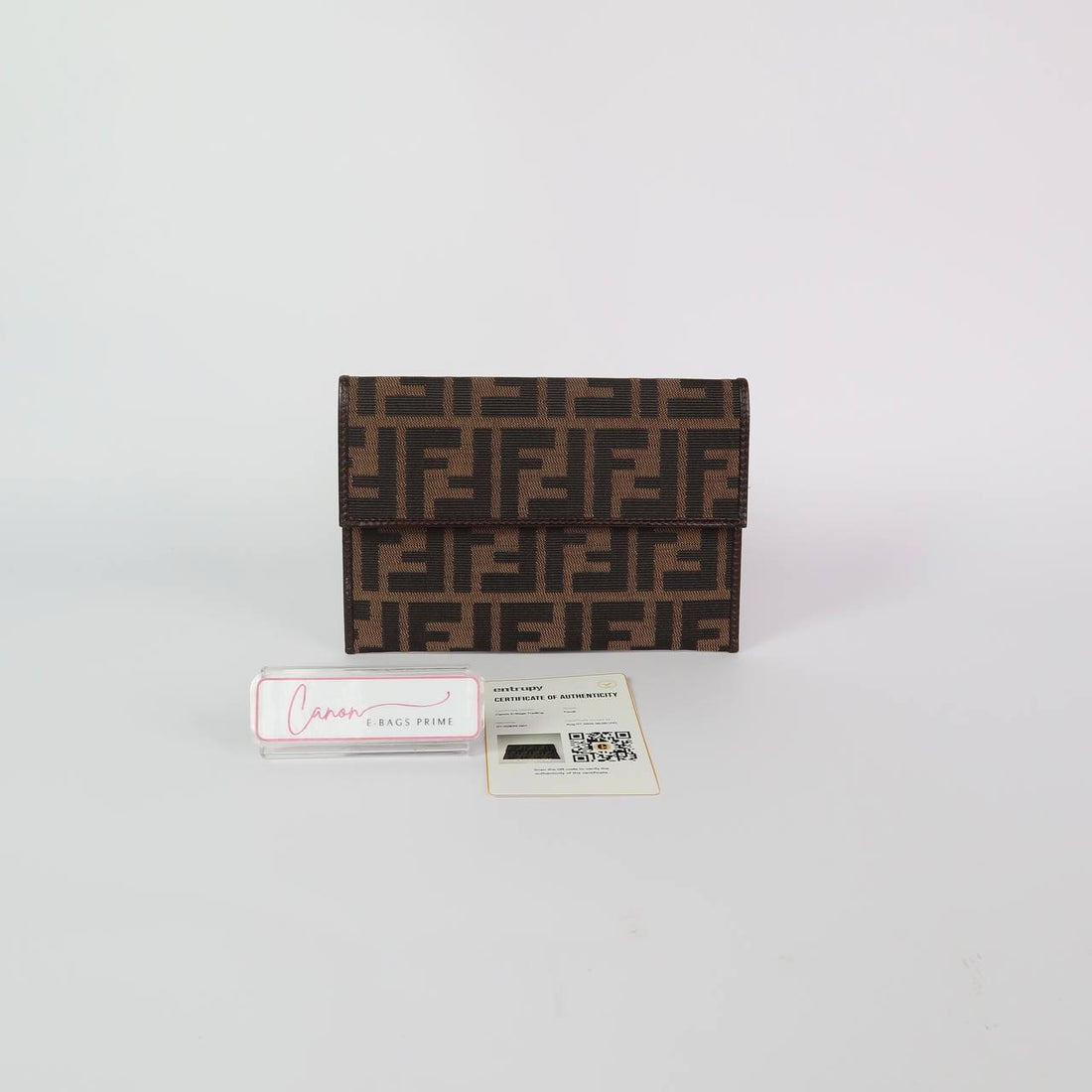 Zucca FF Jacquard Clutch Wallet