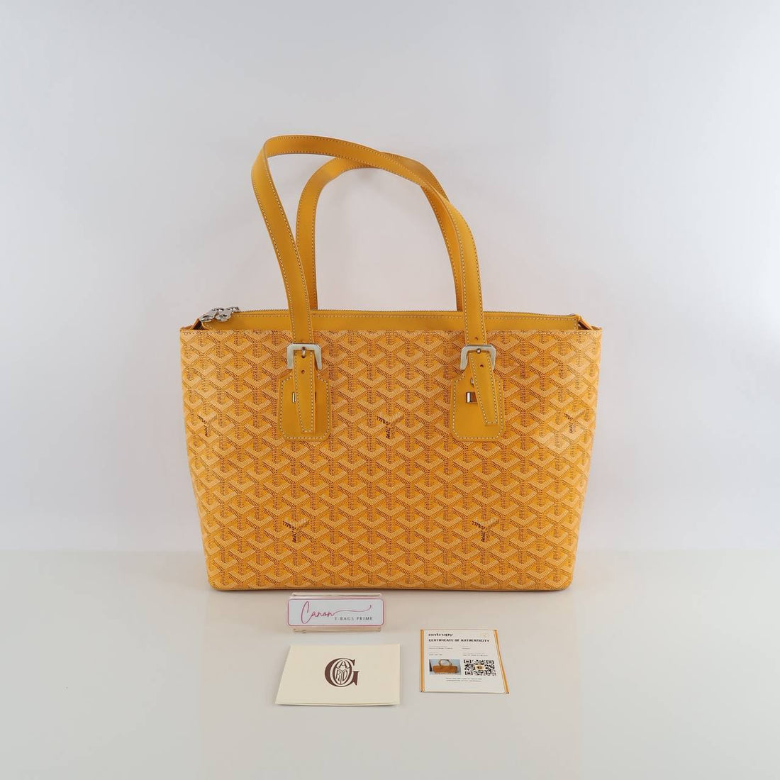 Okinawa Goyardine Canvas Handbag