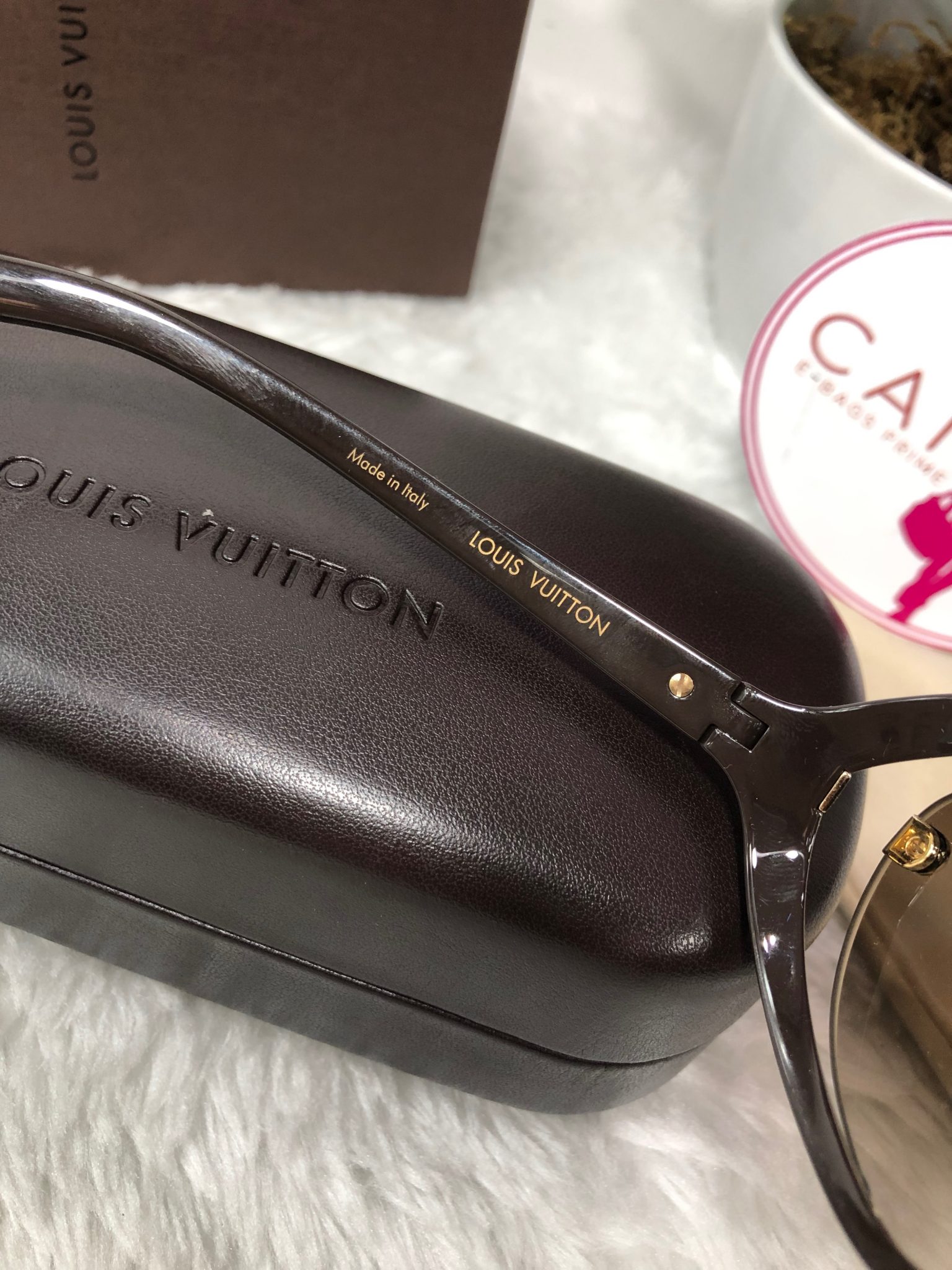 Louis Vuitton Daphne Z0415E Brown Sunglasses – Canon E ...
