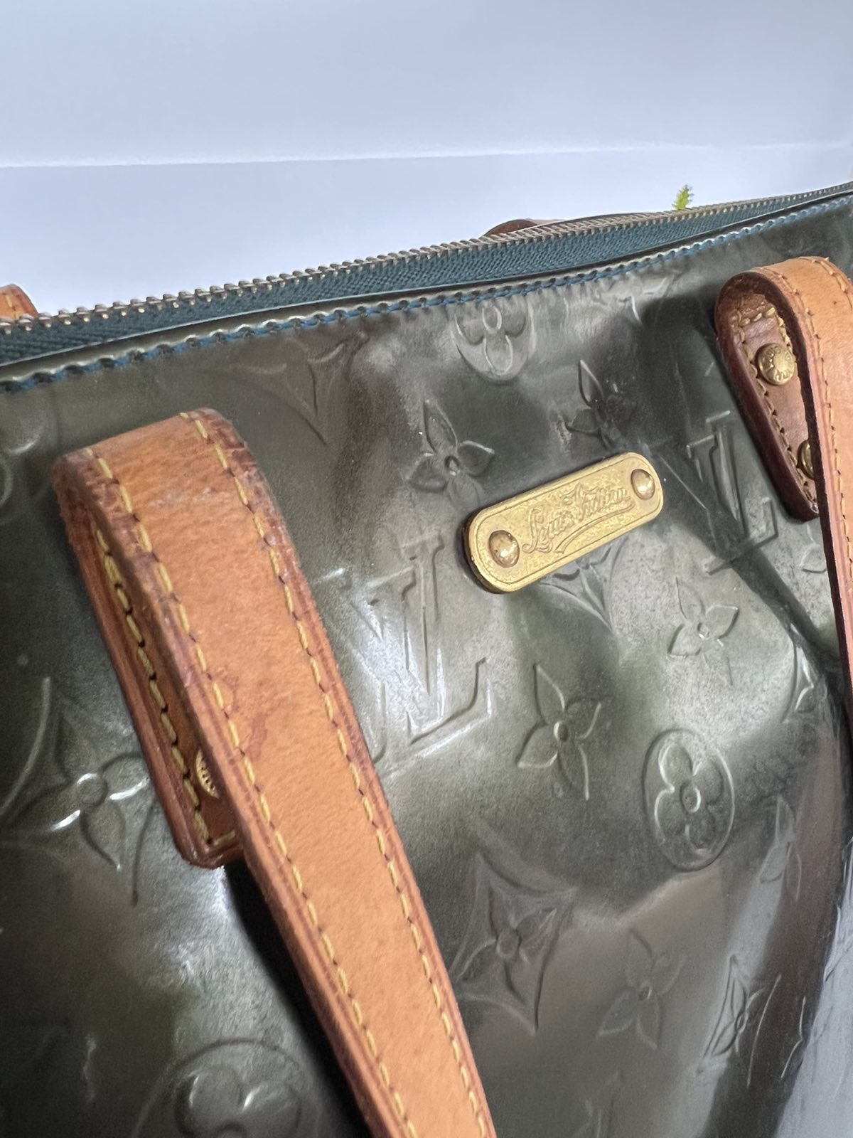 Green Louis Vuitton Monogram Vernis Bellevue GM Handbag – Designer Revival