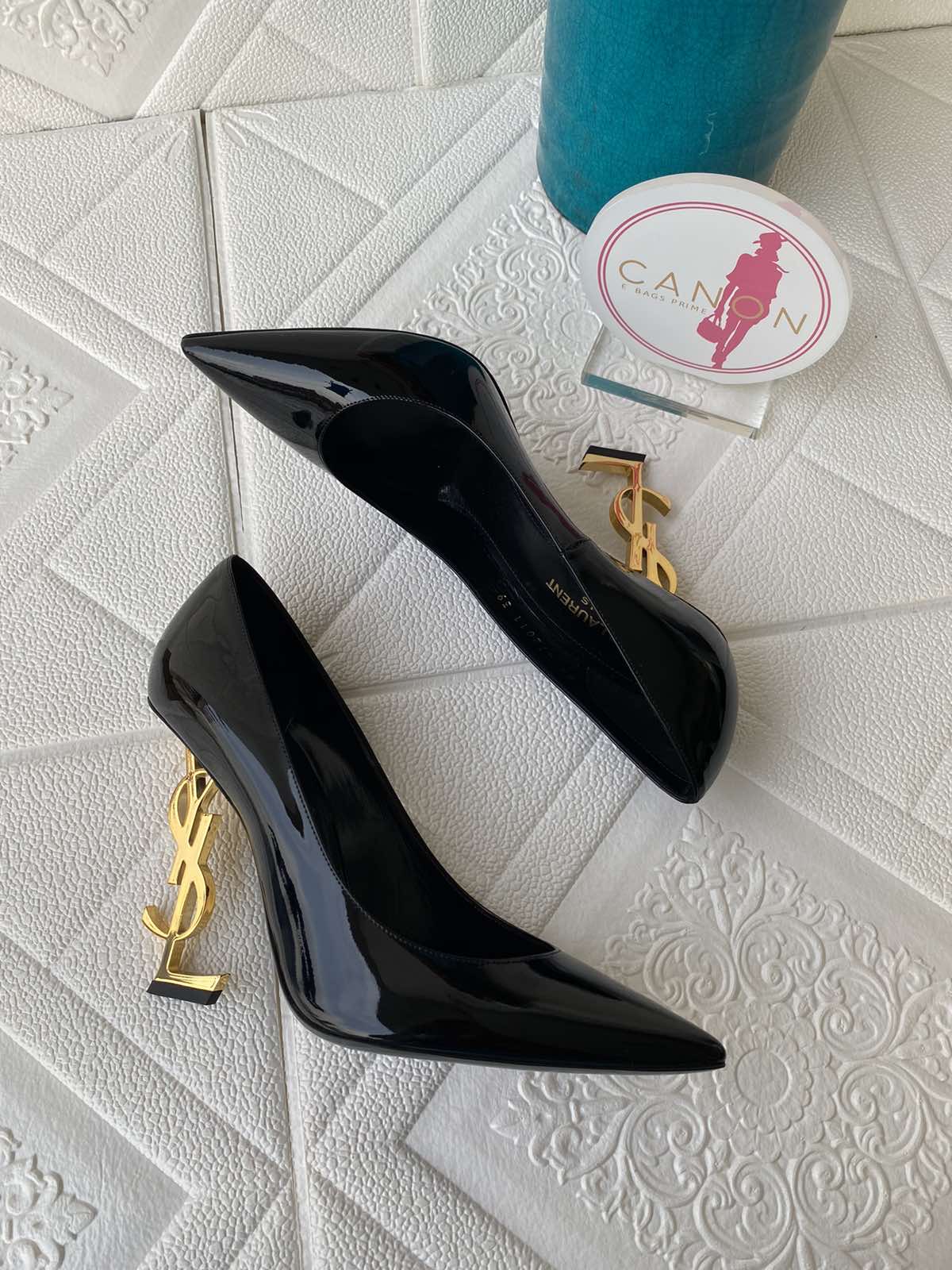 YSL Opyum Black Patent YSL Heels Size 39. Made in Italy – Canon E-Bags ...