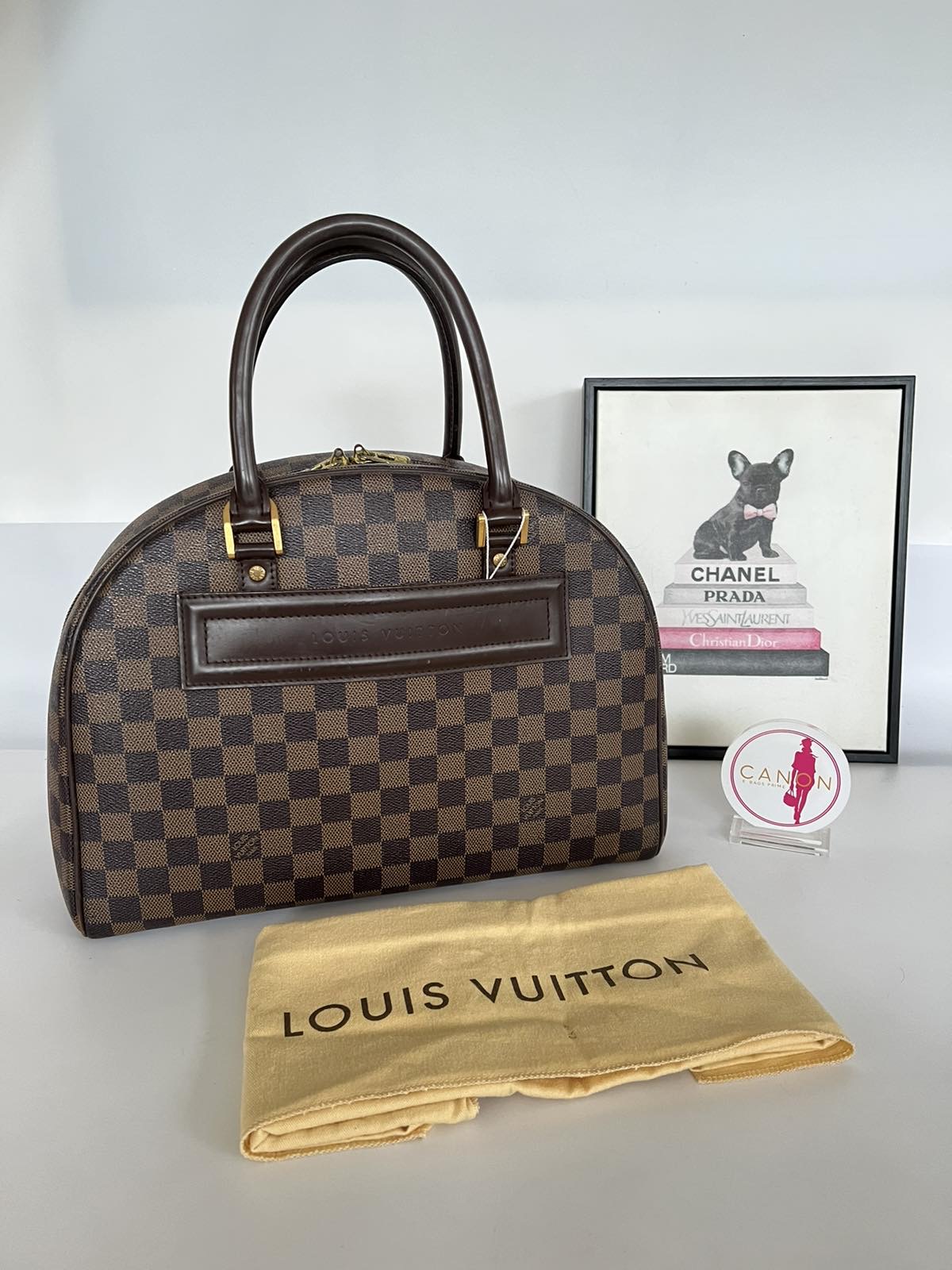 Louis Vuitton Damier Ebene Nolita Top Handle ○ Labellov ○ Buy