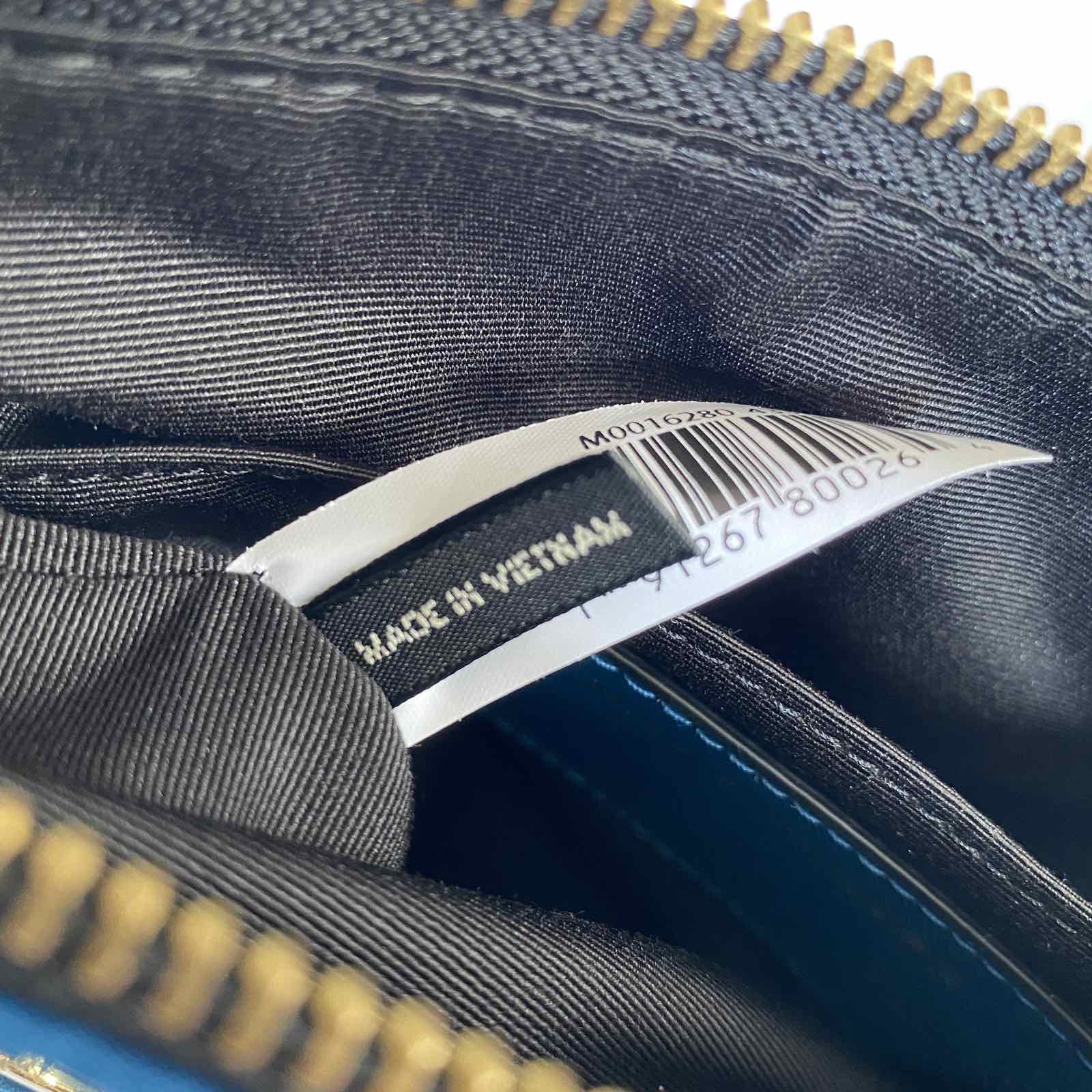 Marc Jacobs Nylon Blue Monday Crossbody Bag. Made in Vietnam.
