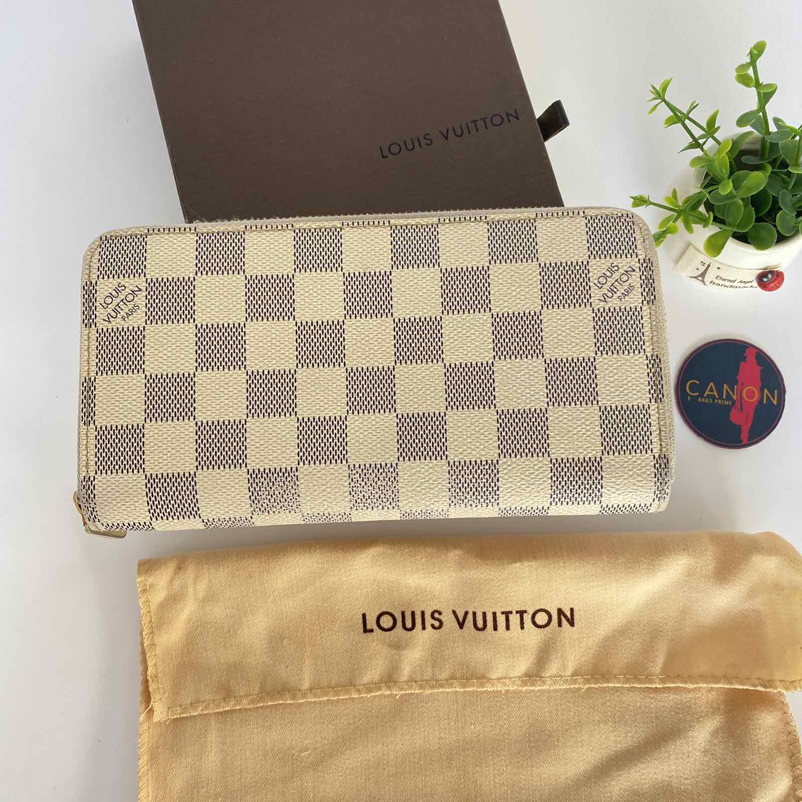 Louis Vuitton Damier Azur Compact Wallet  Jadore Couture